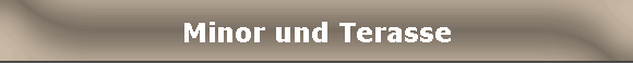 Minor und Terasse